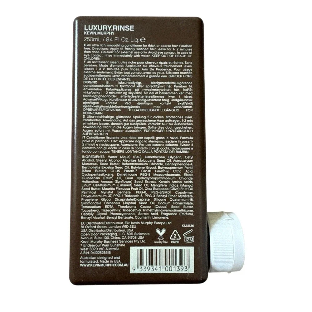 Kevin. Murphy Luxury Rinse Ultra Rich Conditioner 8.4 Fl Oz New & Sealed
